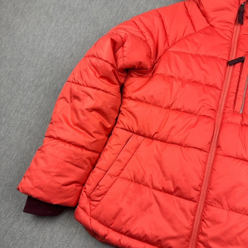 Patagonia Jacket Girls Large Orange Pine Grove Insulated Puffer Ski Quilt Hooded